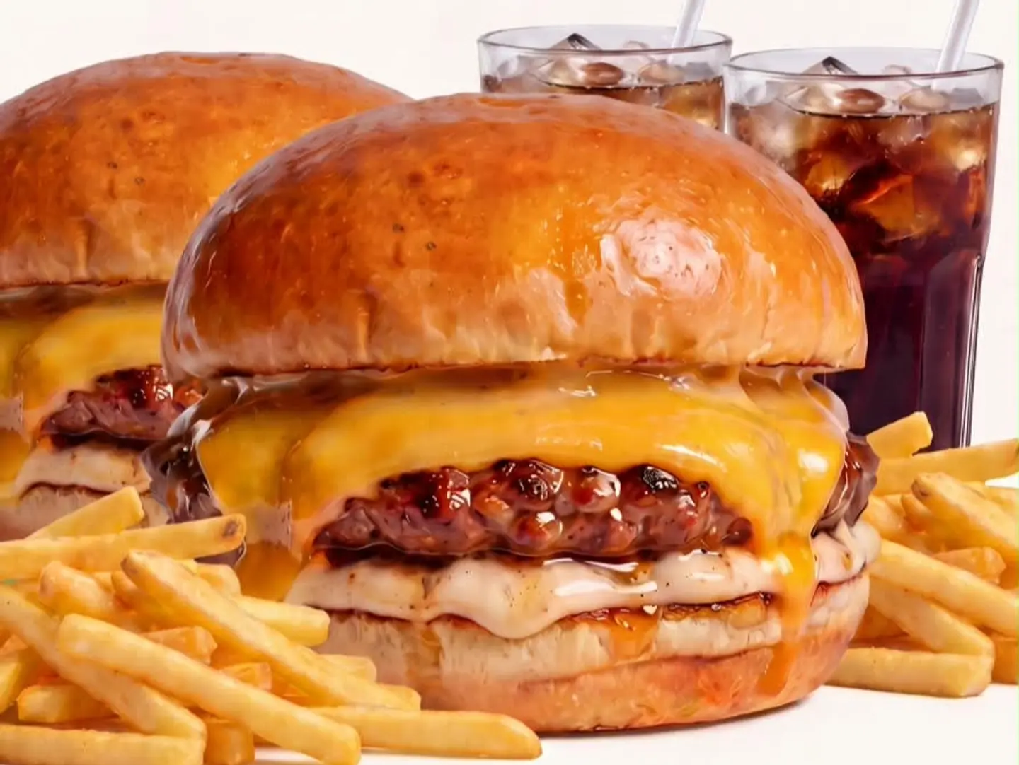 2 Beef Original Burger Meals