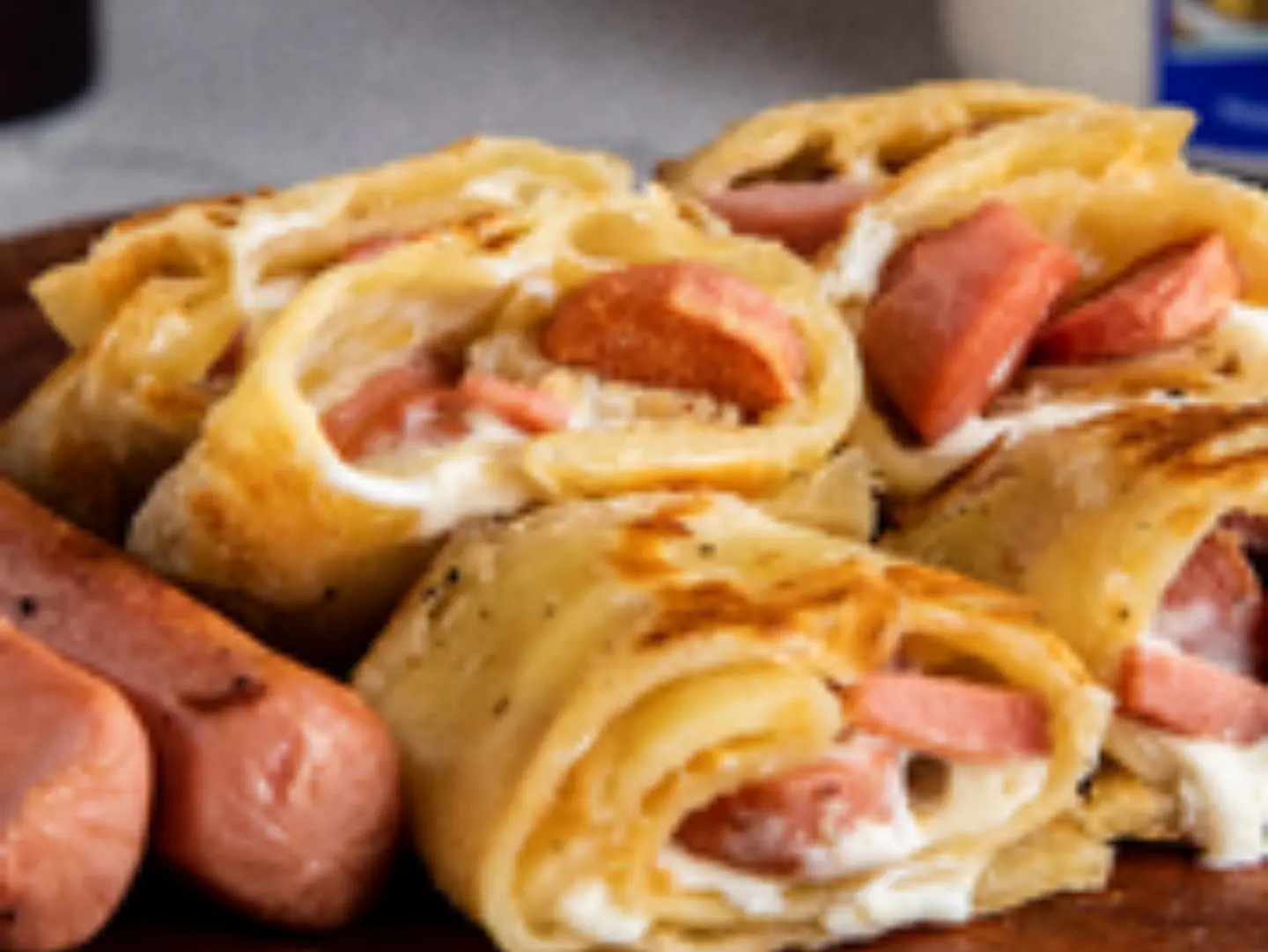 Egg, Cheese And Sausage Chapati