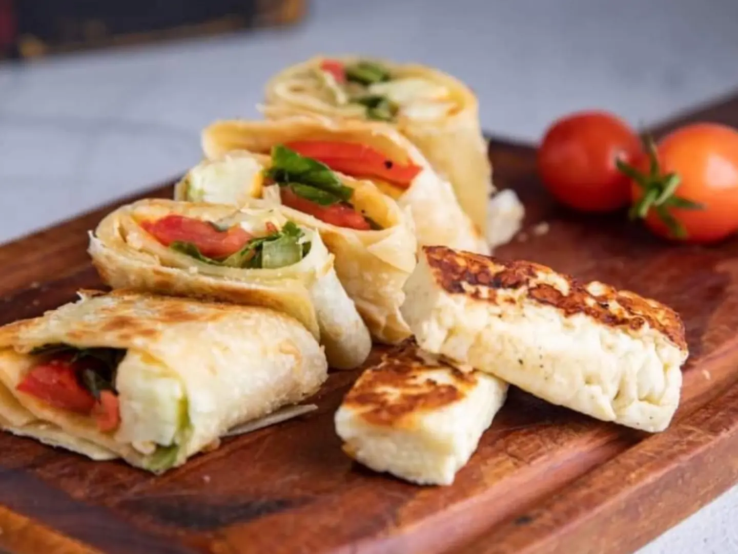 Halloumi Mix Chapati
