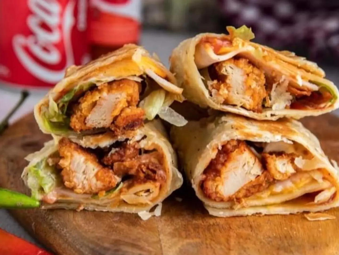 Spicy Zinger Chapati