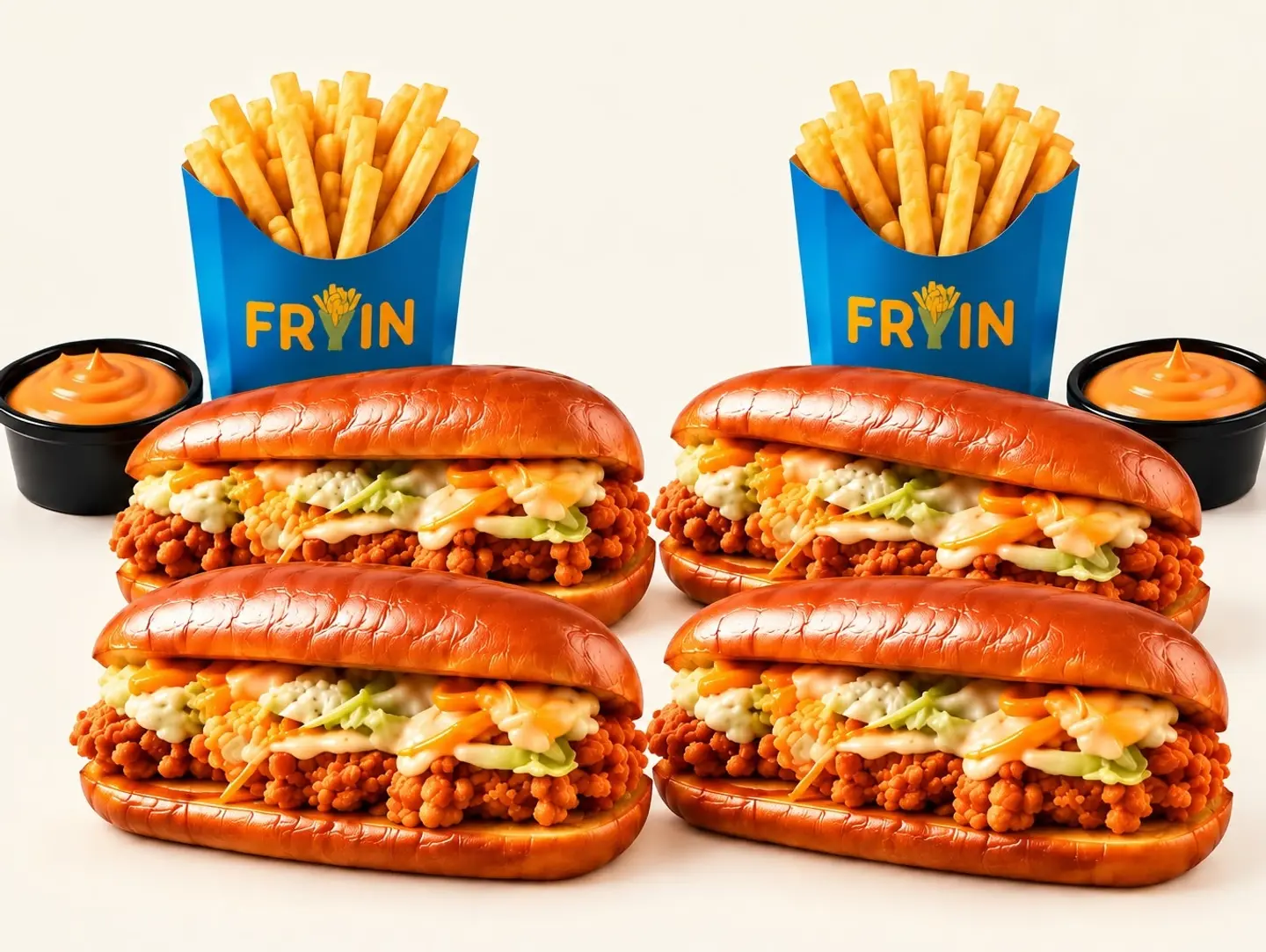 Combo Chicken Crispy Sandwich (Gathring)