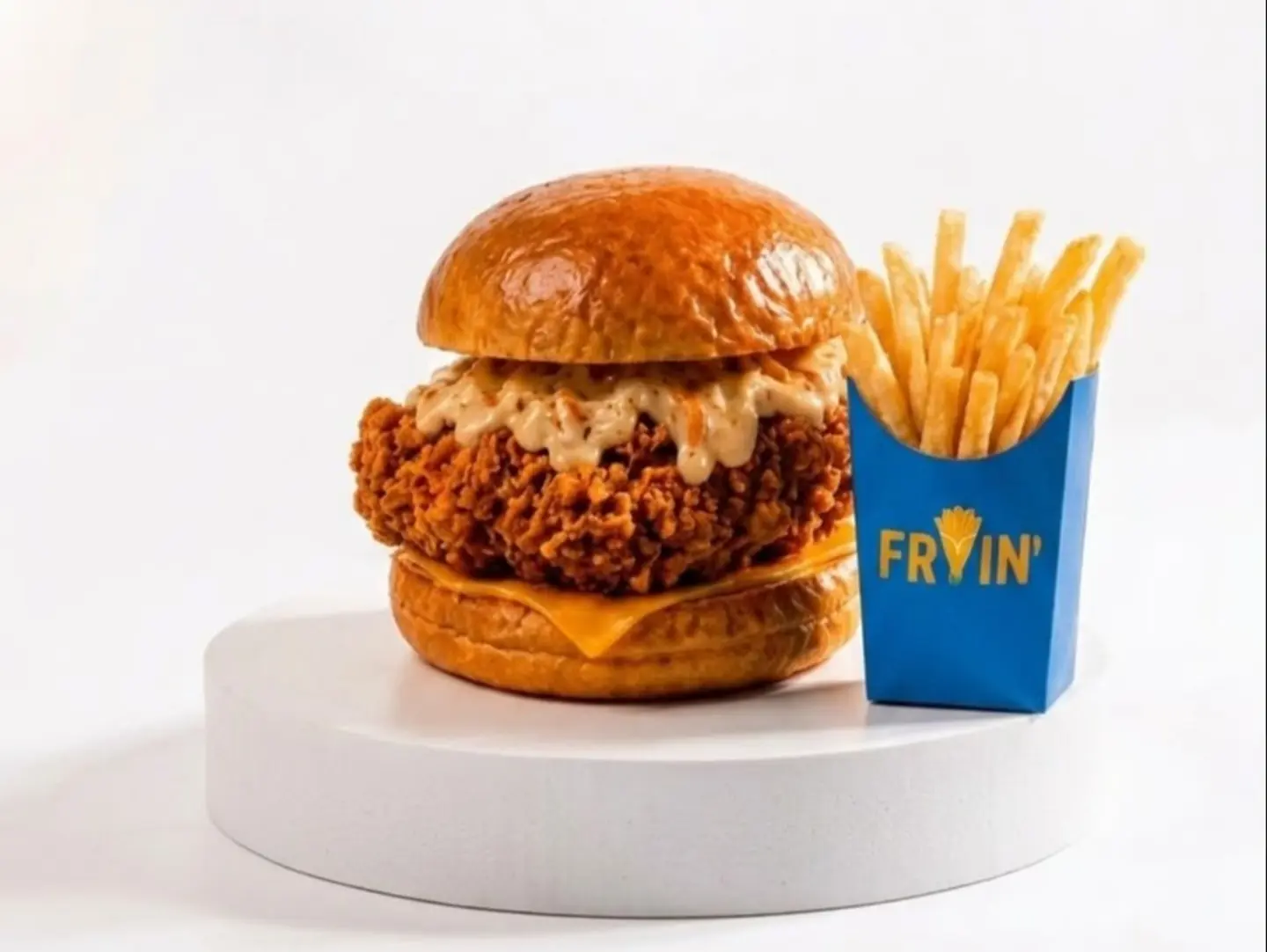 Crispy Chicken Burger Combo