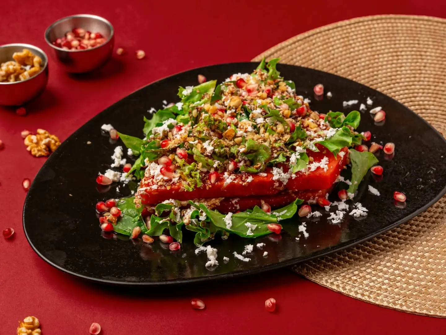 Watermelon And Cheese Salad