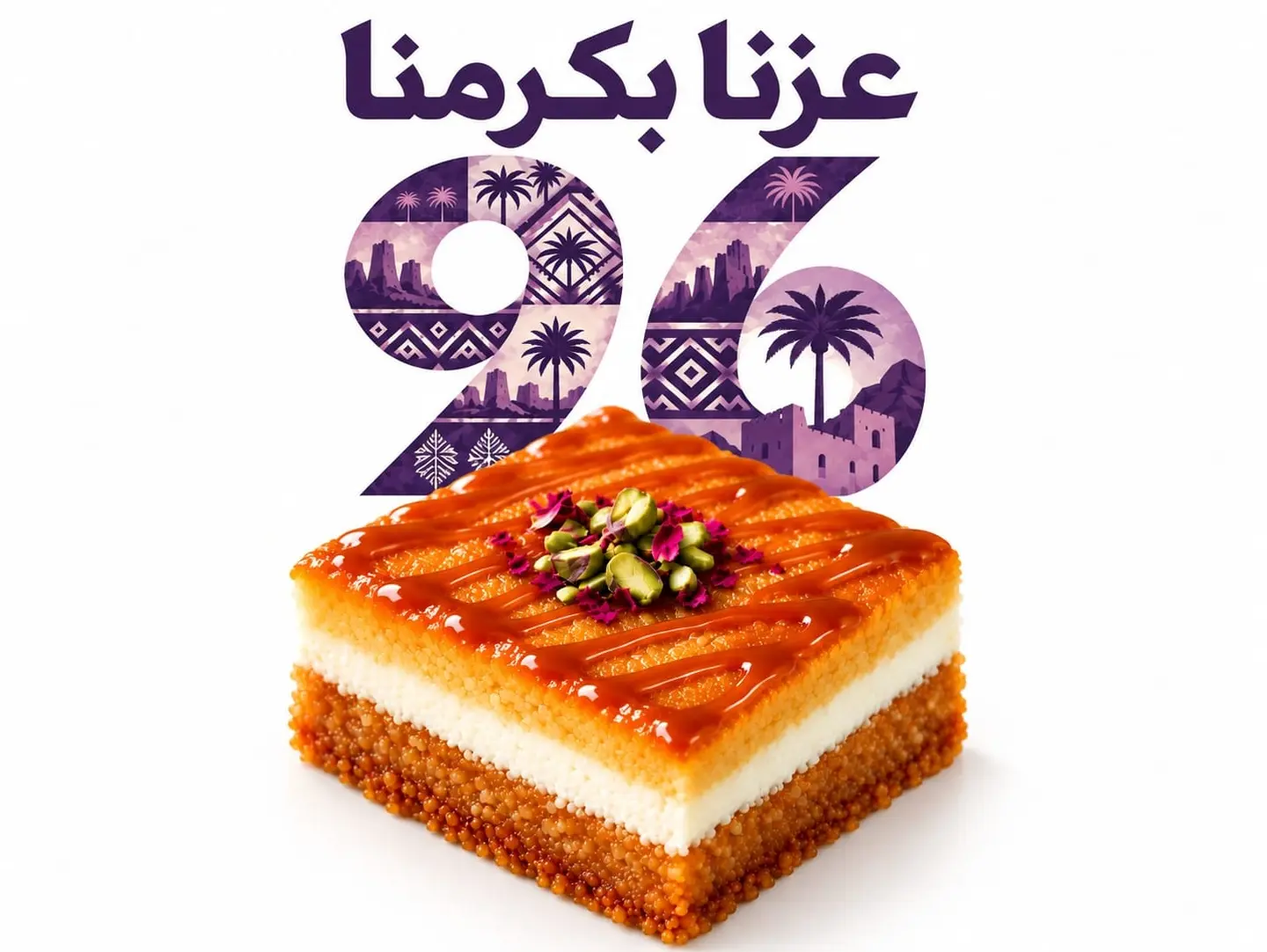 Caramel Cheese Basbousa