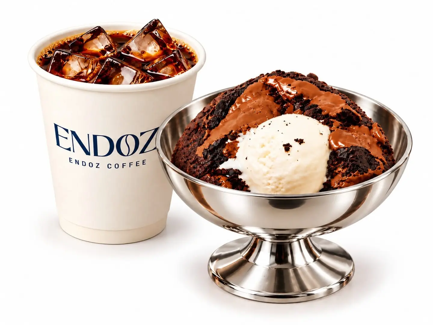 Trend New York Chocolate Cookies And Large Iced Today Coffee