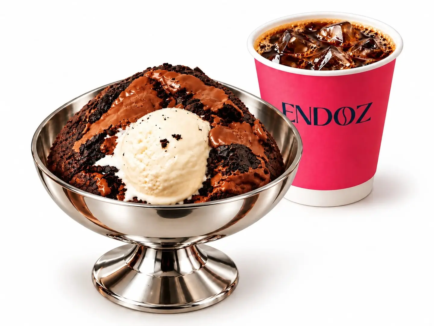 Trend New York Chocolate Cookies And Medium Iced Today Coffee