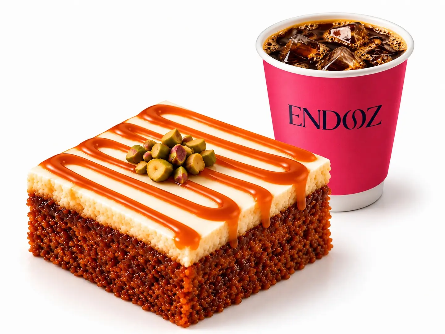 Medium Iced V60 And Date Cake