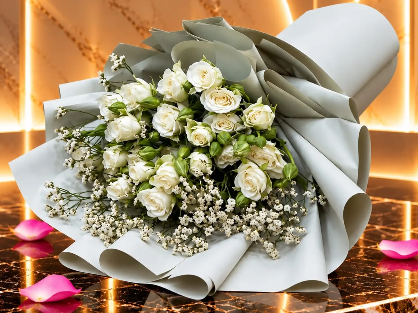 White Flowers Bouquet
