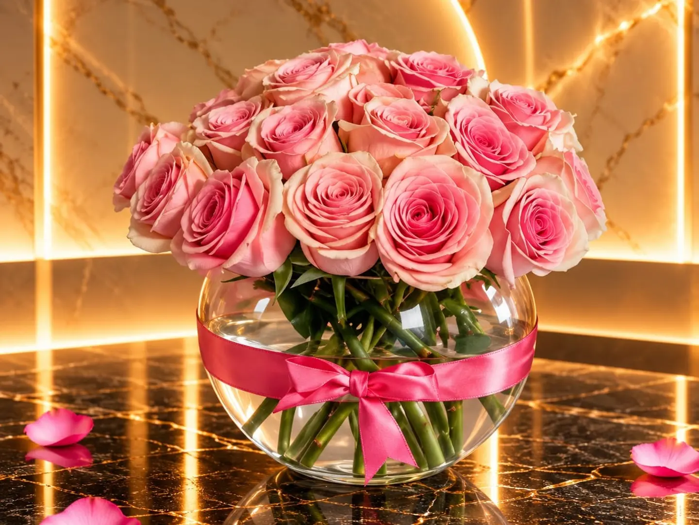 Pink Glow Vase