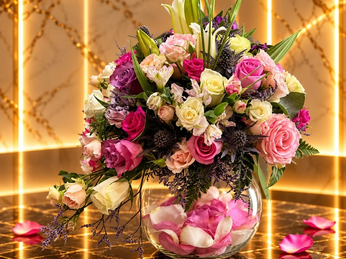Flowers Bouquet Vase