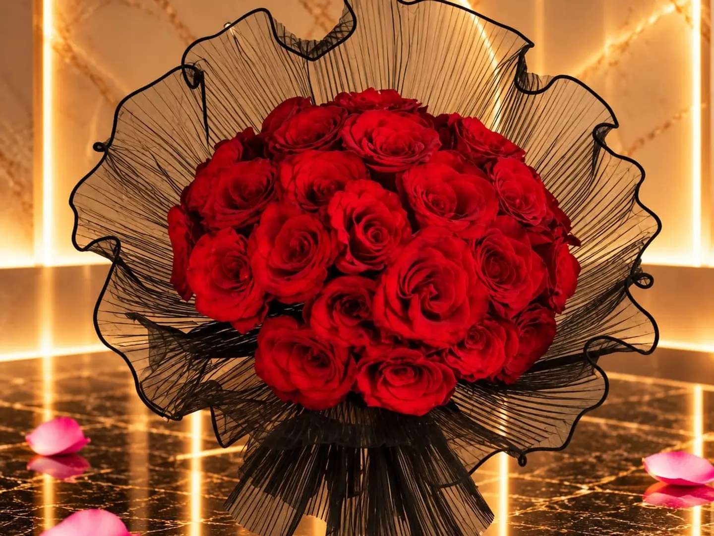 Red Flowers Bouquet