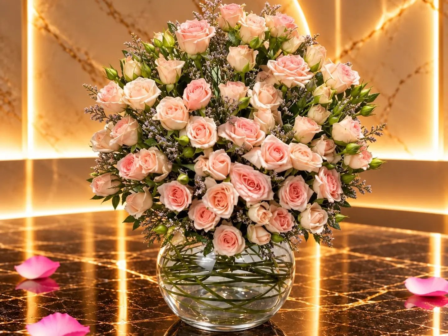 Pink Sunrise Vase