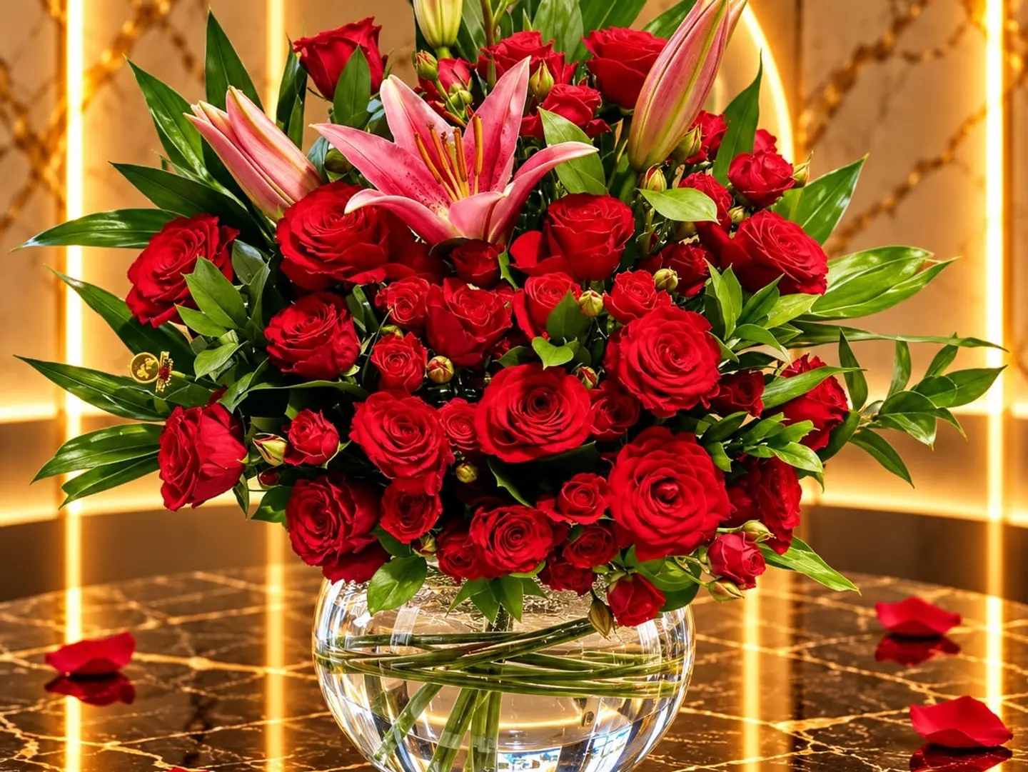 Red Beauty Vase