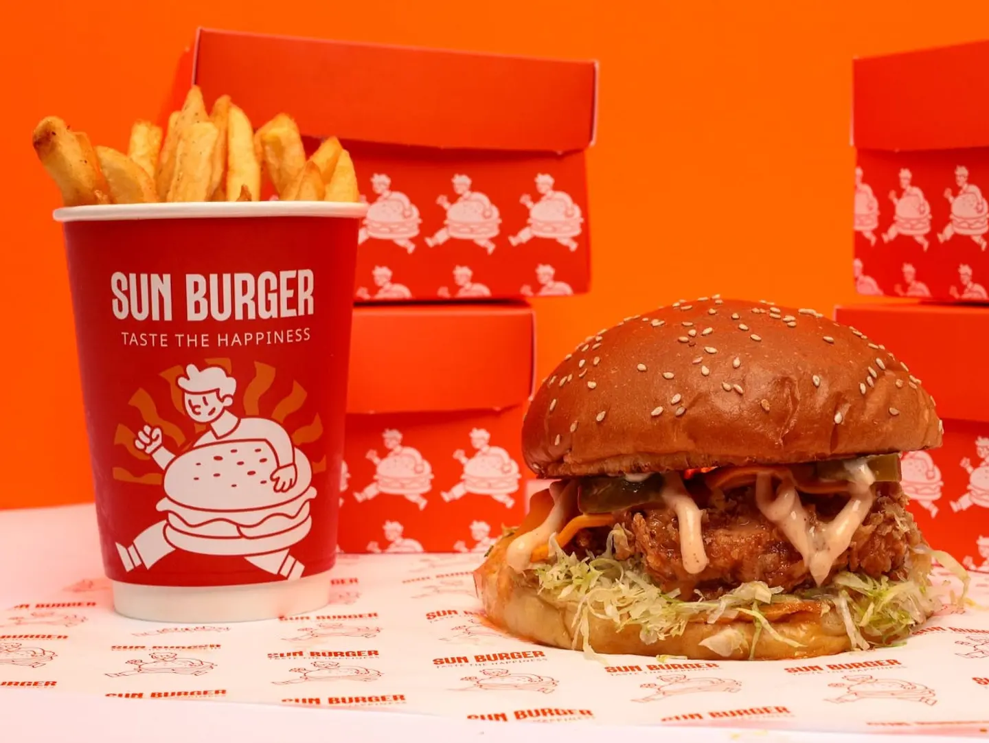 Classic Chicken Burger Combo Fries