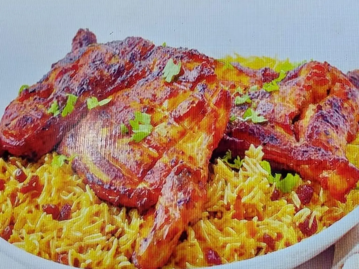 Whole Charcoal Grilled Chicken With Bukhari Rice