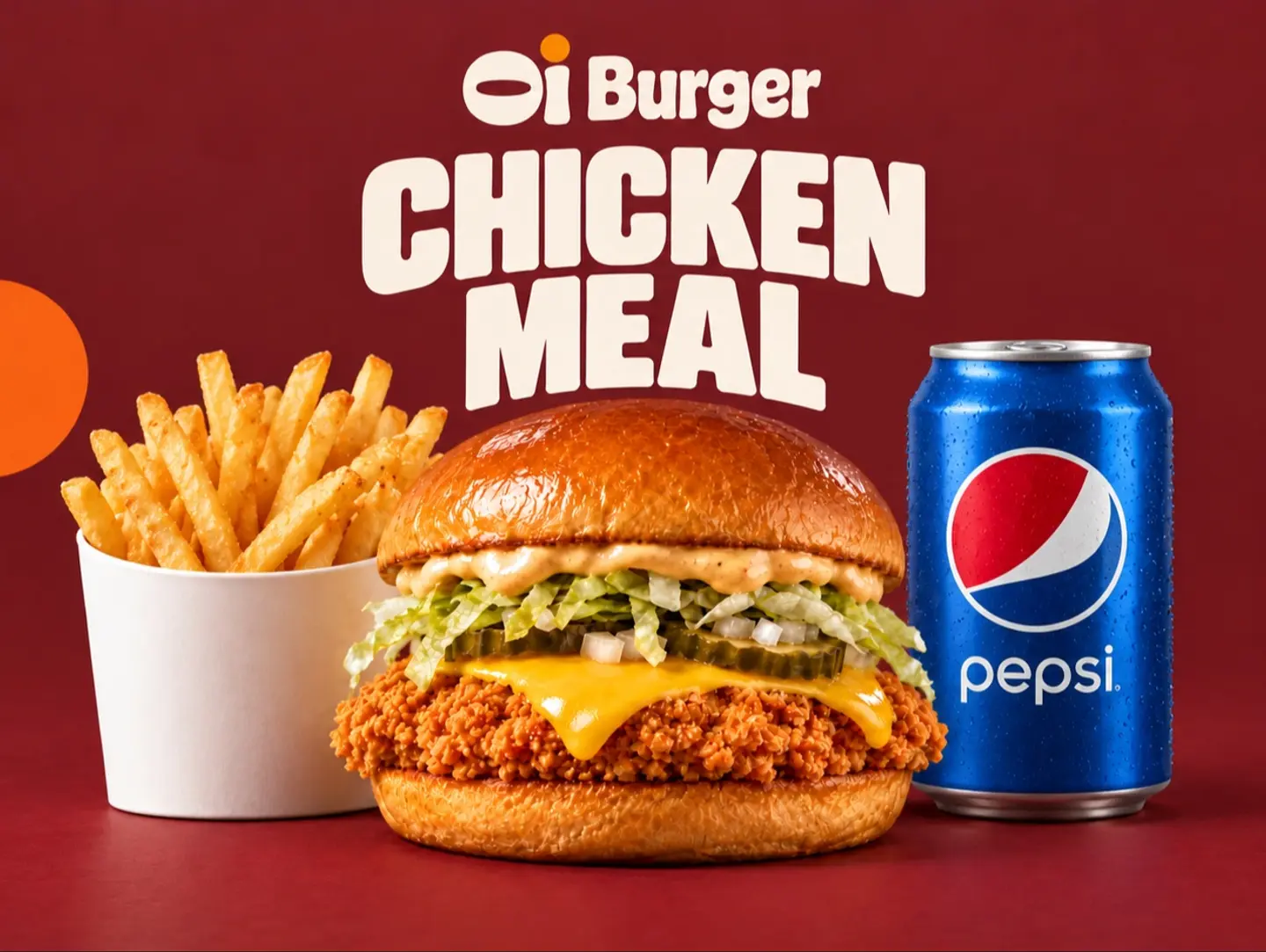 Chicken Burger Meal