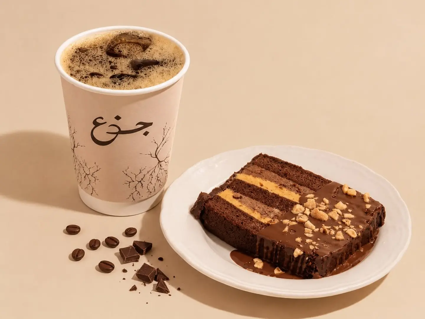 London Cake + Coffee Of The Day Cold Combo