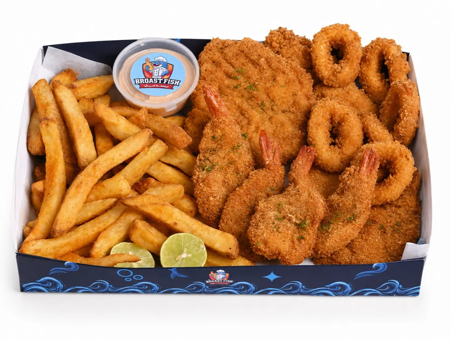Triple Meal Fish Piece + Shrimp + Calamari