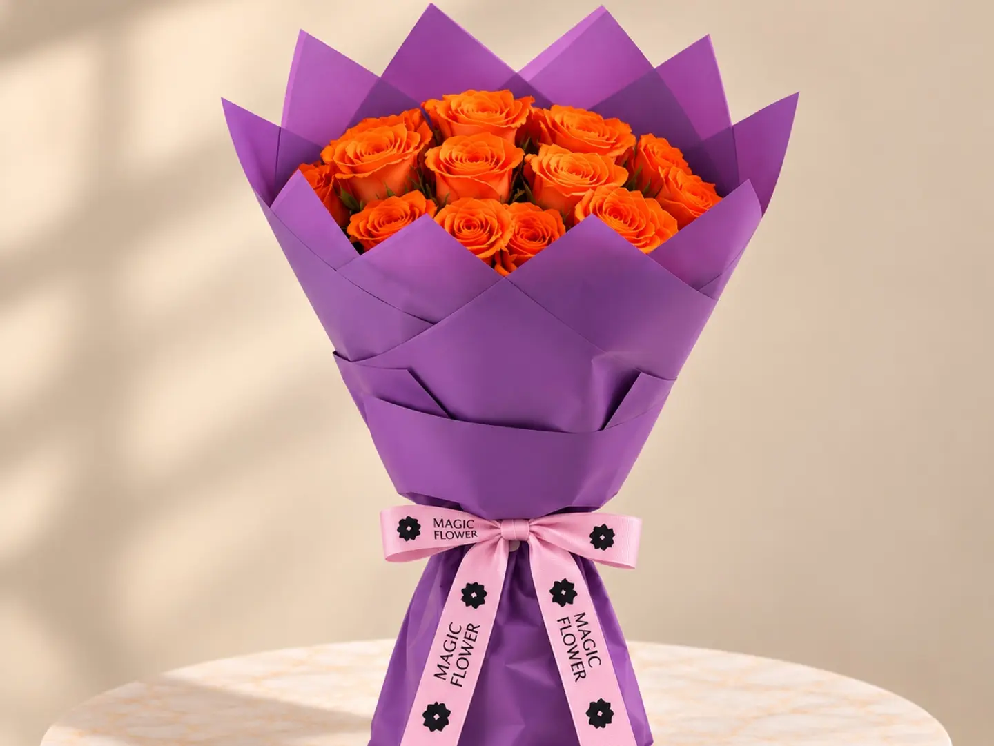 Orange Rose Bouquet