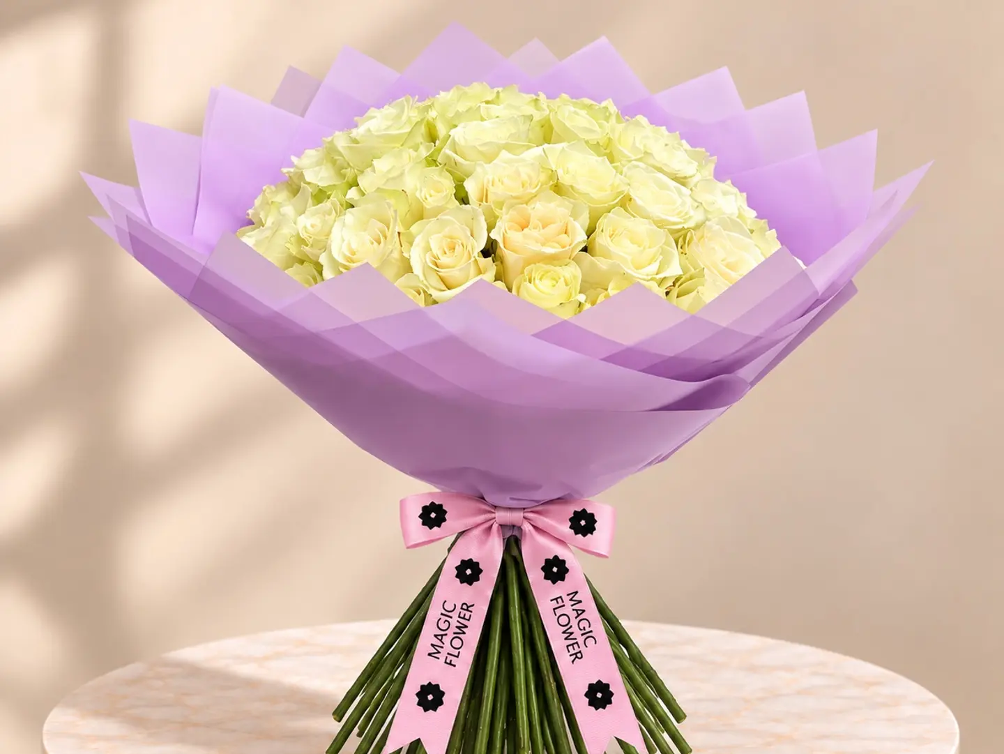 Cream Rose Bouquet