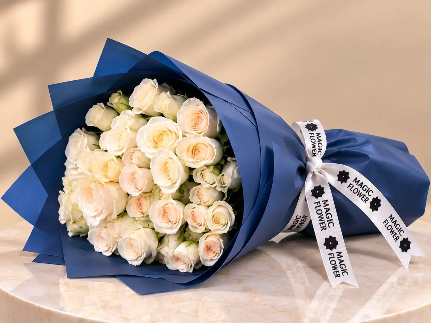 Cream Rose Bouquet