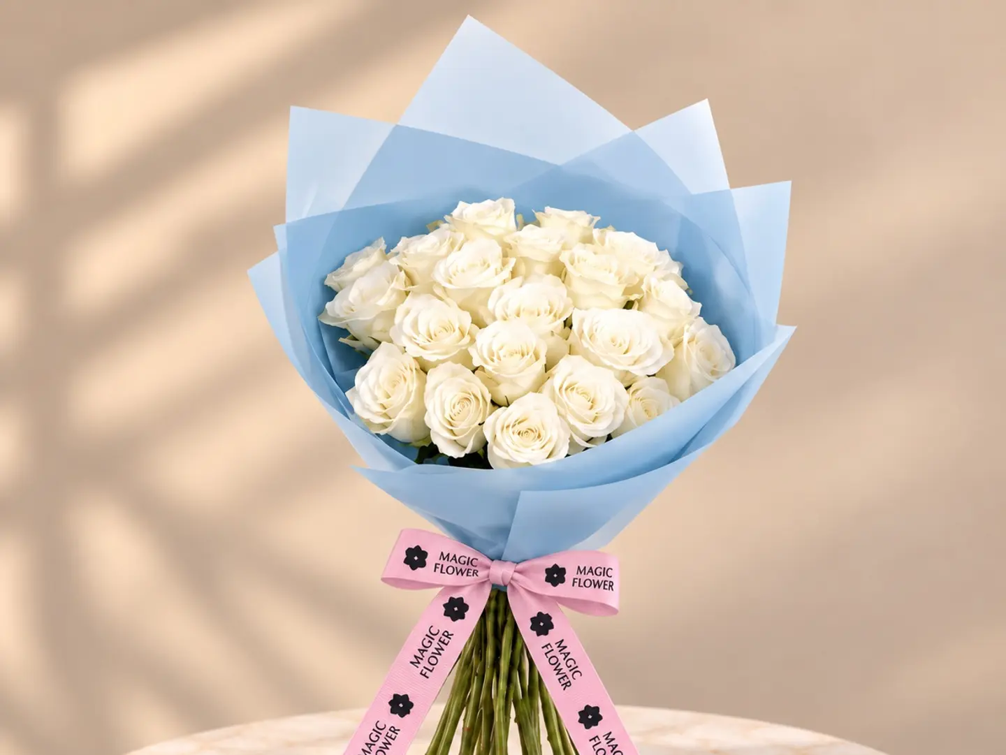 Cream Rose Bouquet