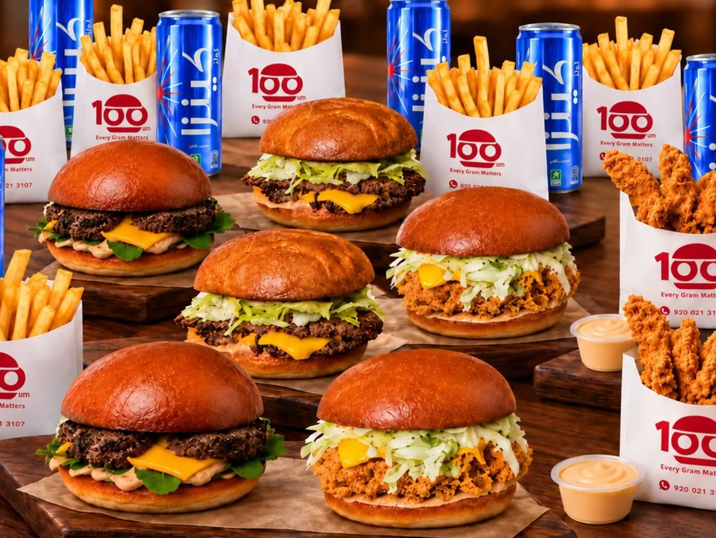 Burger Box For 6 People