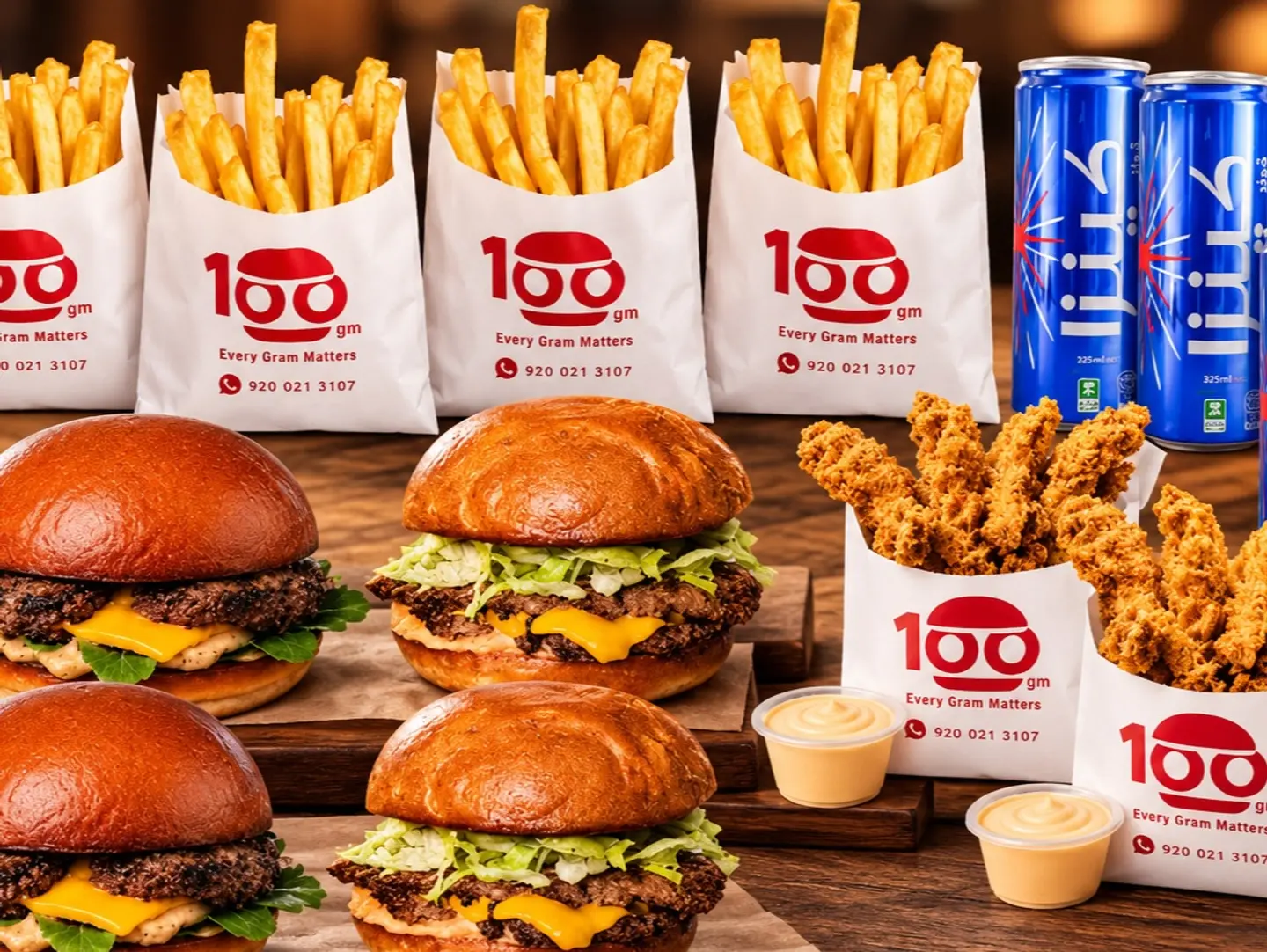 Burger Box For 4 People