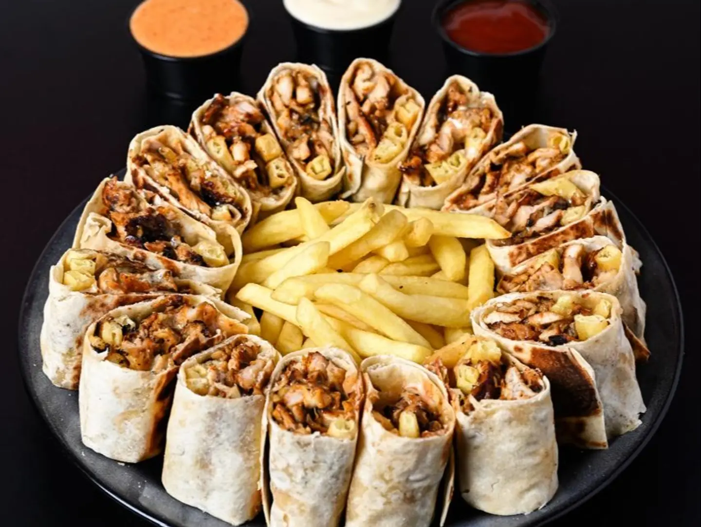 Arabic Shawarma Plate 7 Pieces