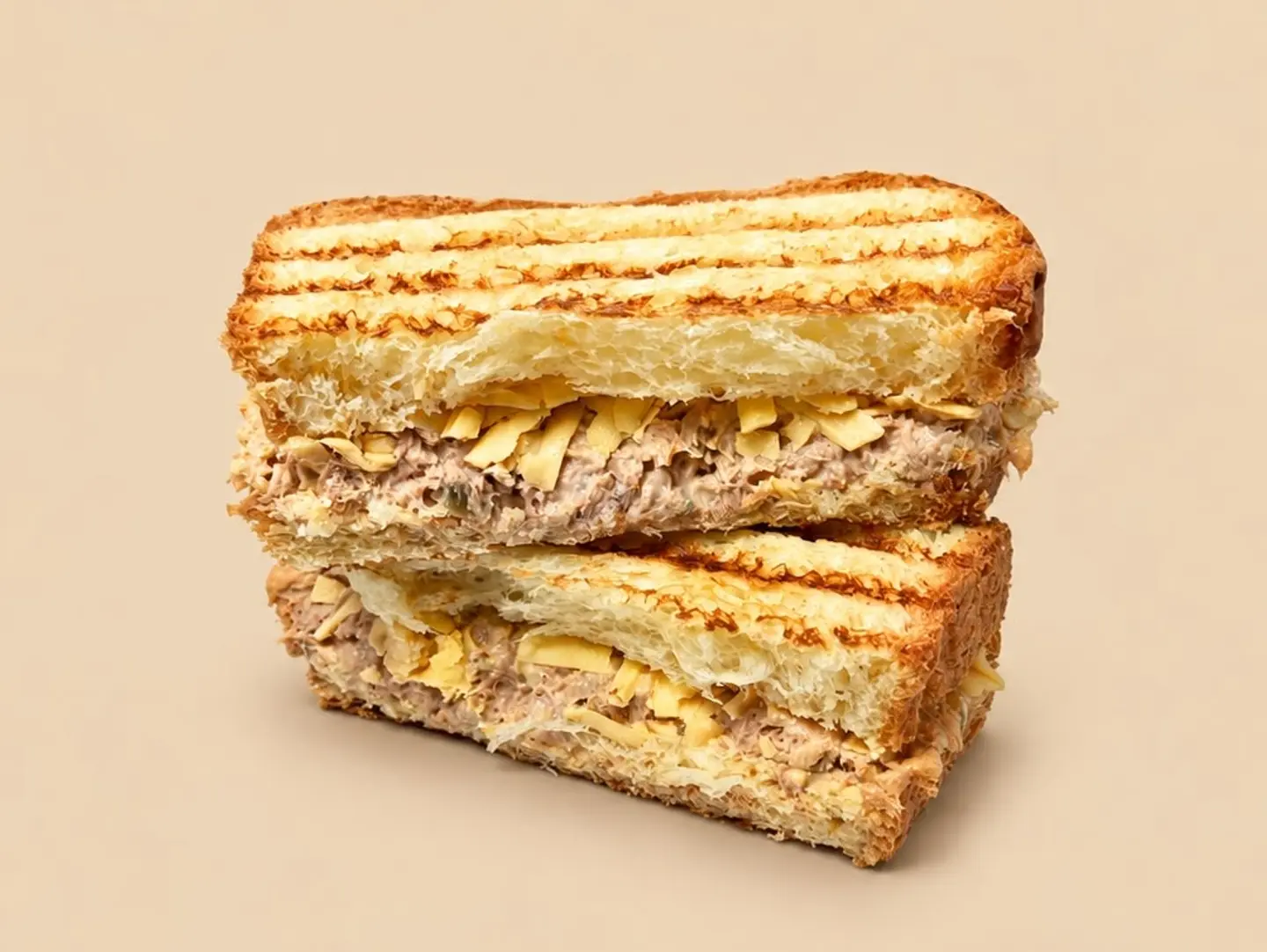 Tuna Sandwich On Brioche Bread.