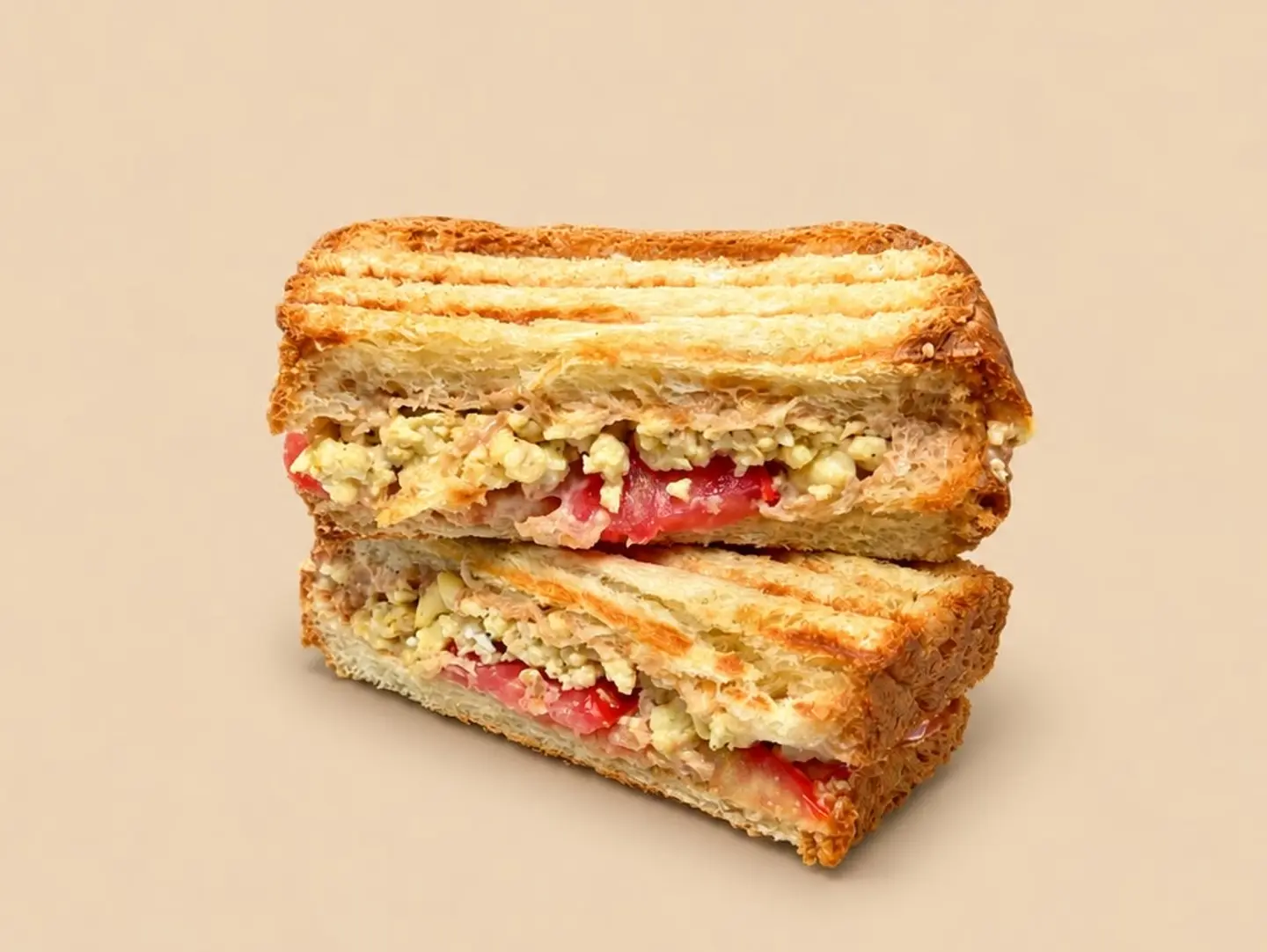 Egg Sandwich On Brioche Bread.
