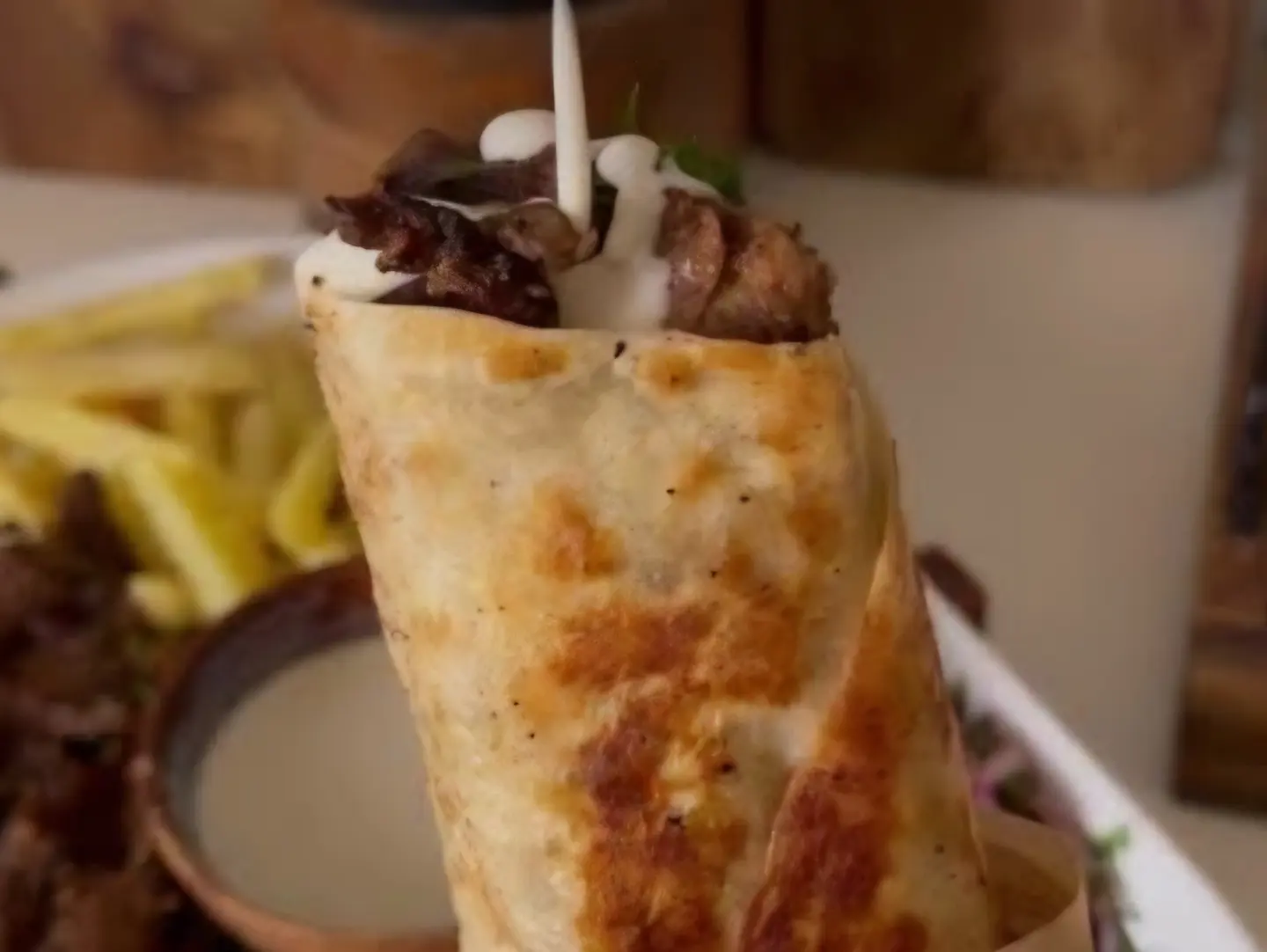 Meat Pie With Melted Cheese