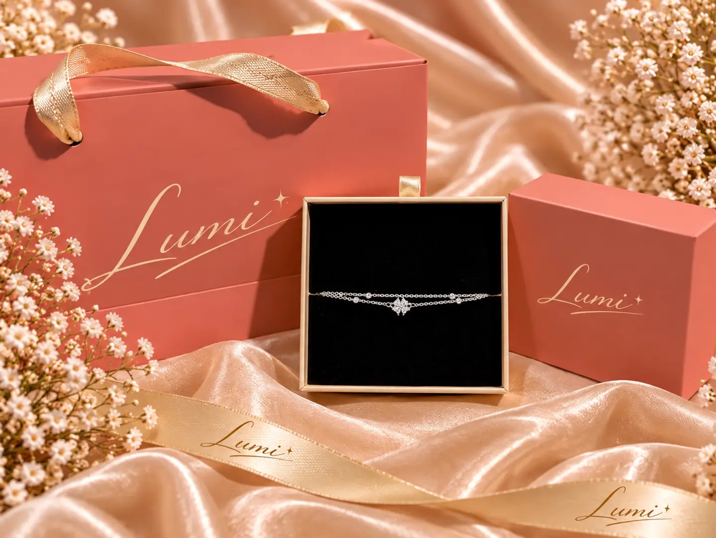 The Shimmering Rose Bracelet