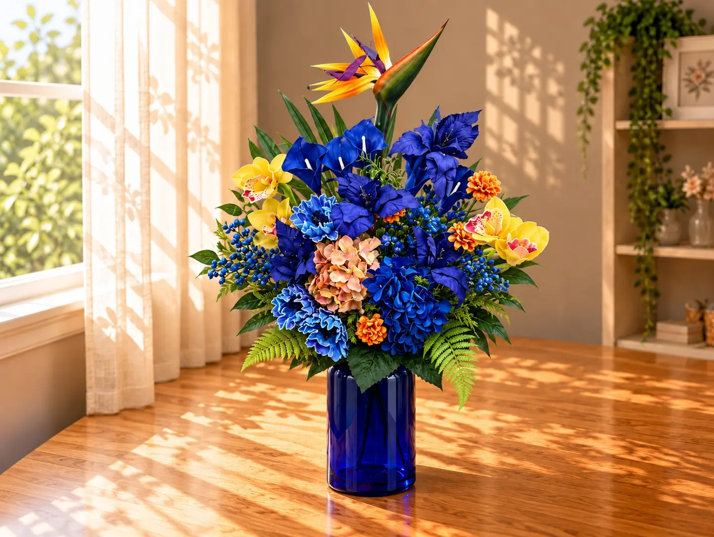 Tropical Blue Vase