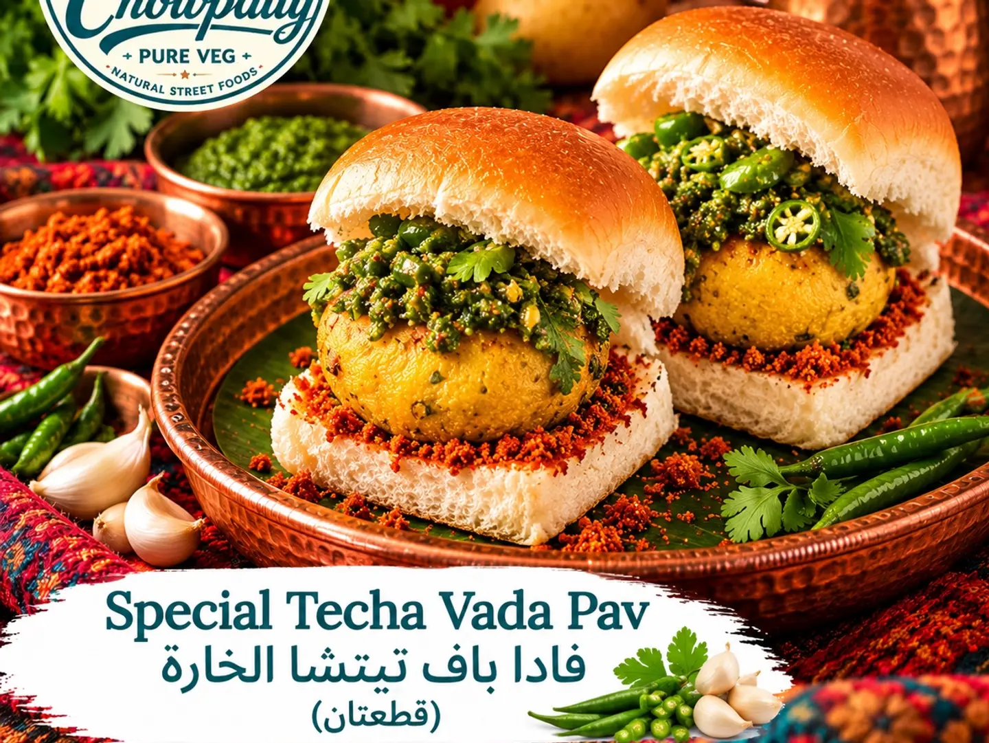 Special Techa Vada Pav 2 Pcs