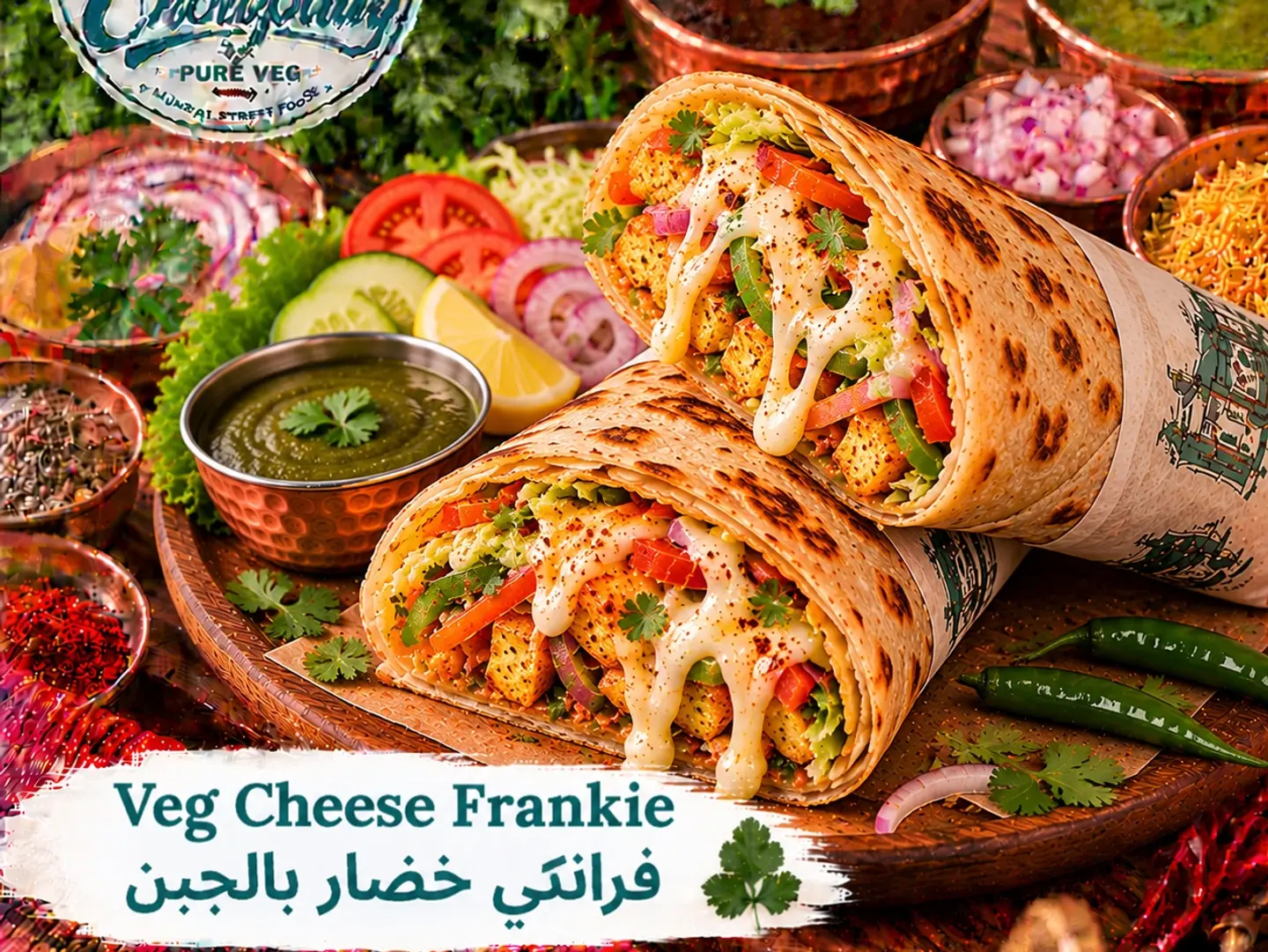 Veg Cheese Frankie