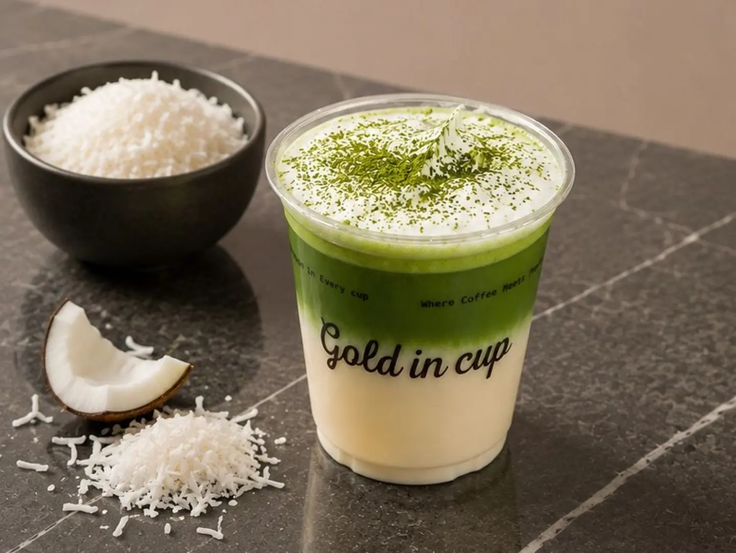 Iced Coconut Matcha