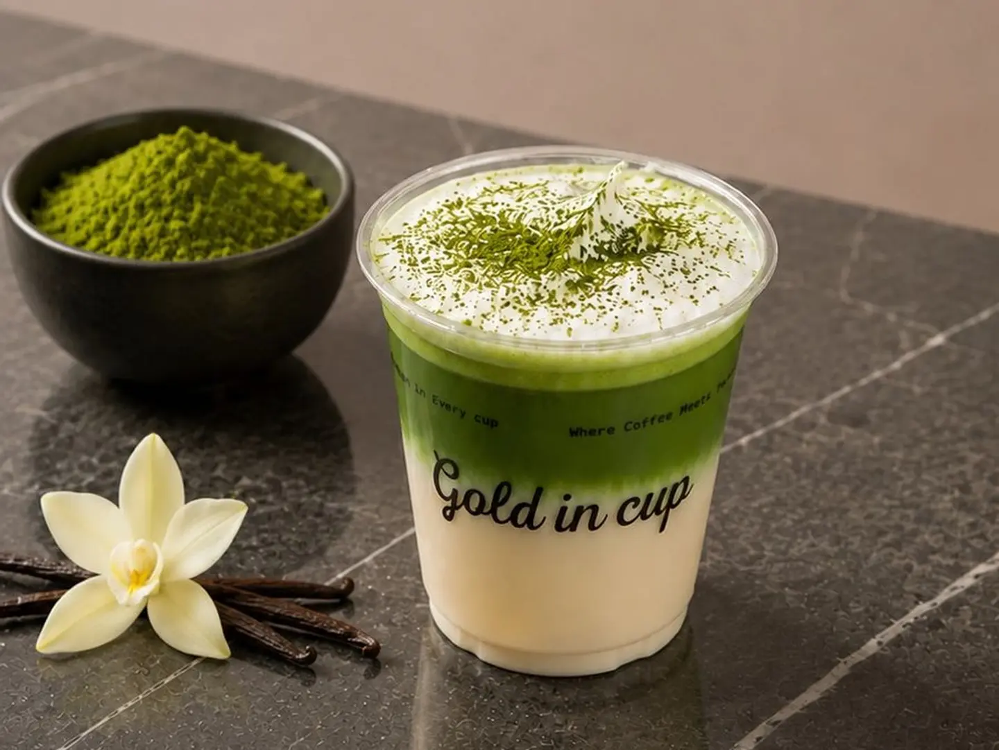 Iced Vanilla Matcha