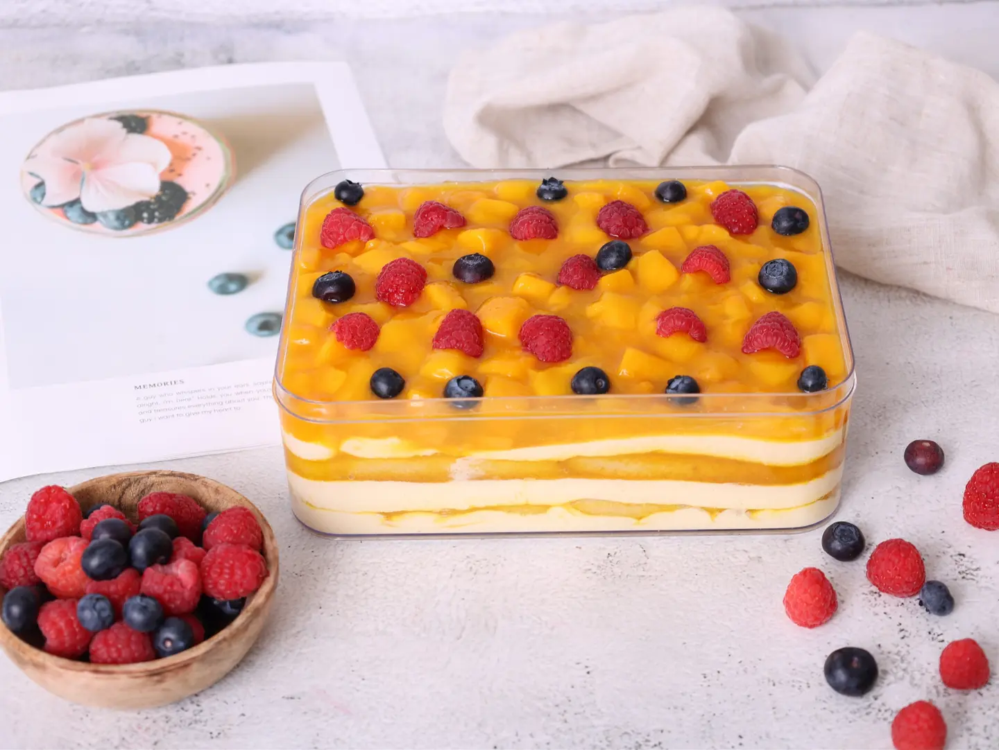 Large Mango Tiramisu