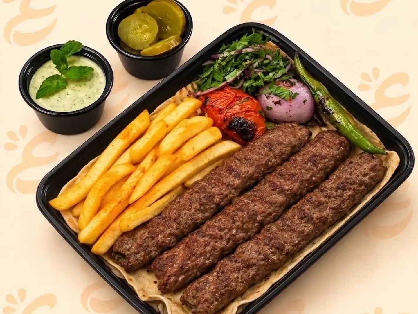 Shami Meat Kebab Grills Plate