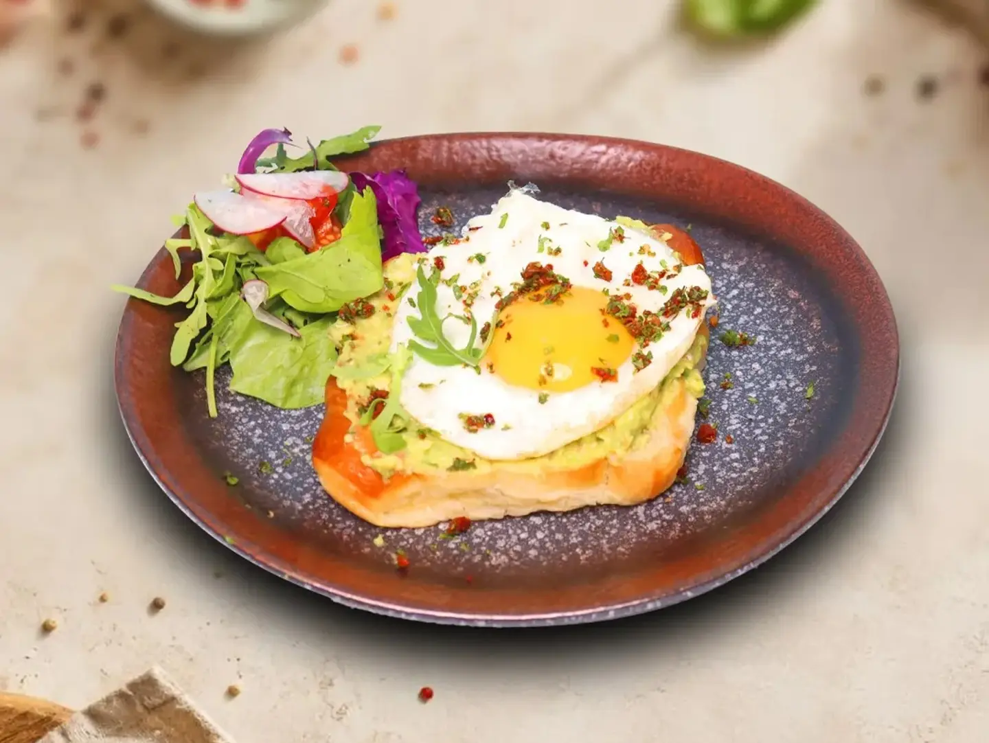 Avocado Bull's Eye Egg