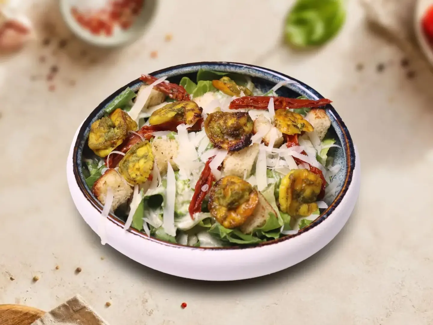Prawns Caesar Salad