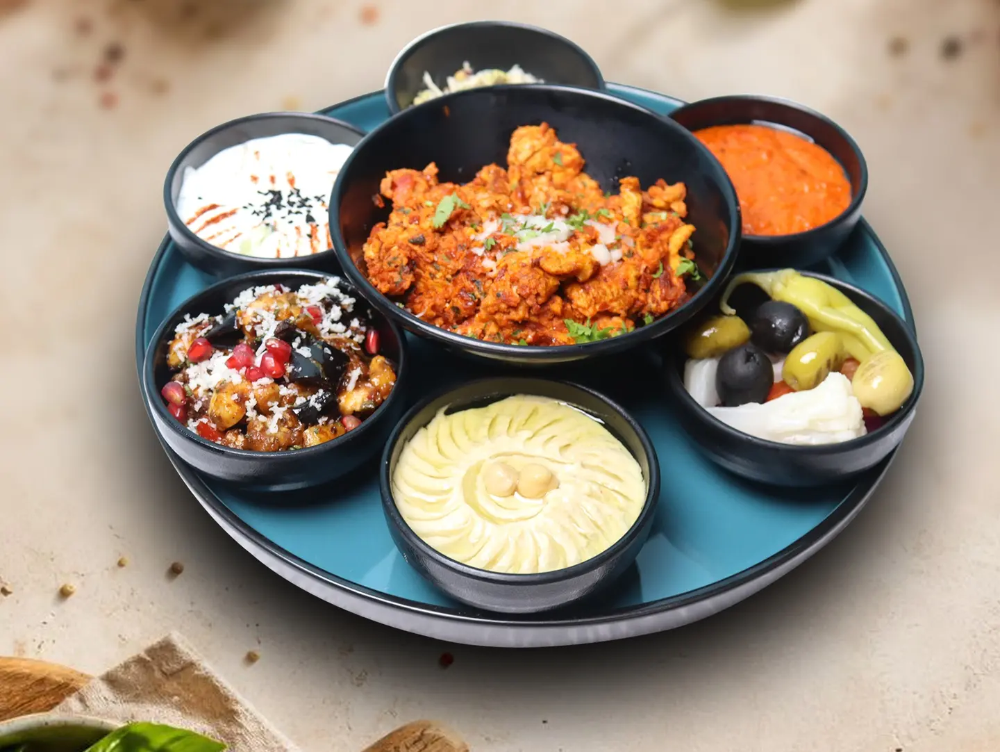 Shakshuka Arabic Platter