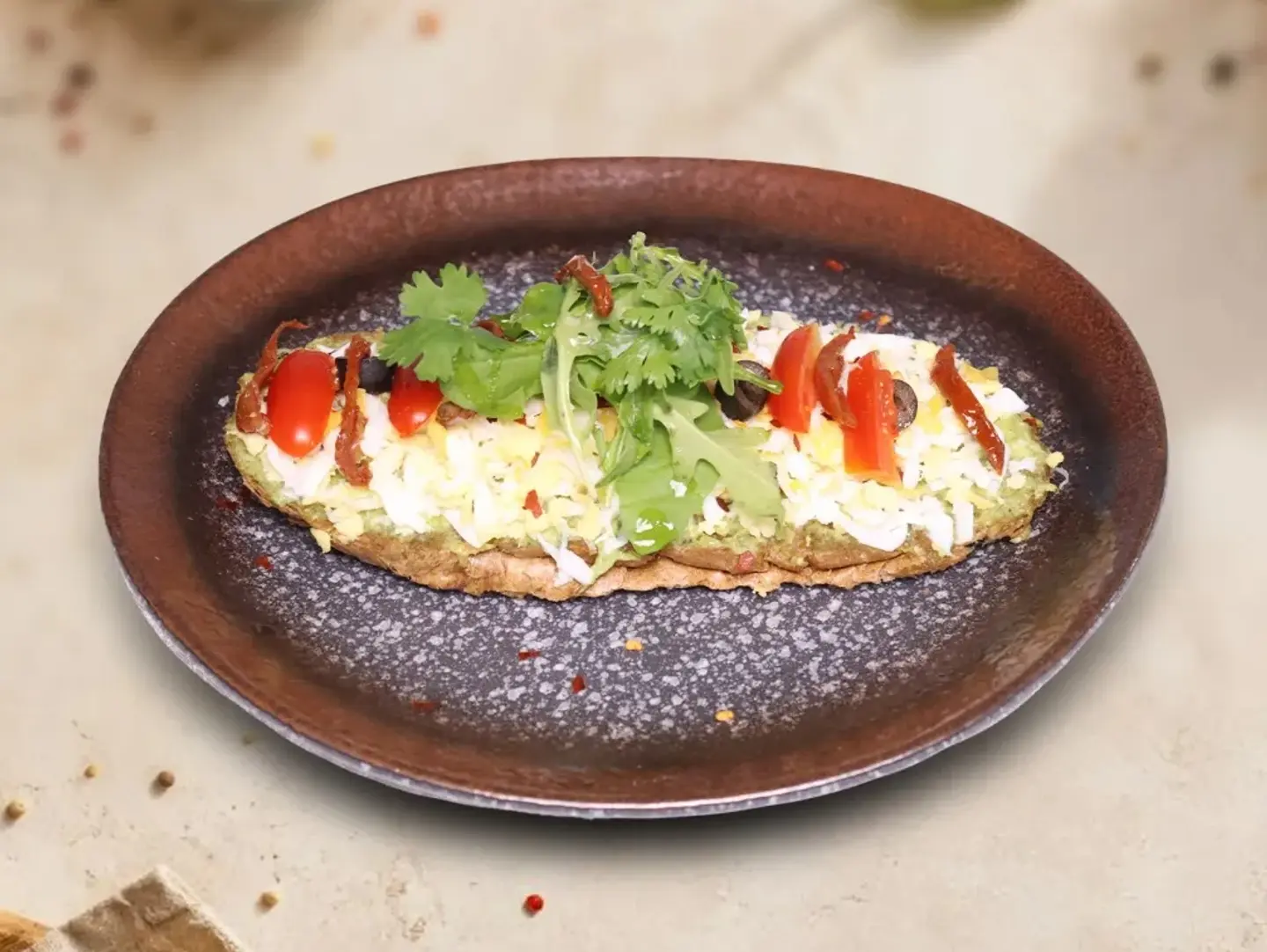 Sun Choke Tomato Toast