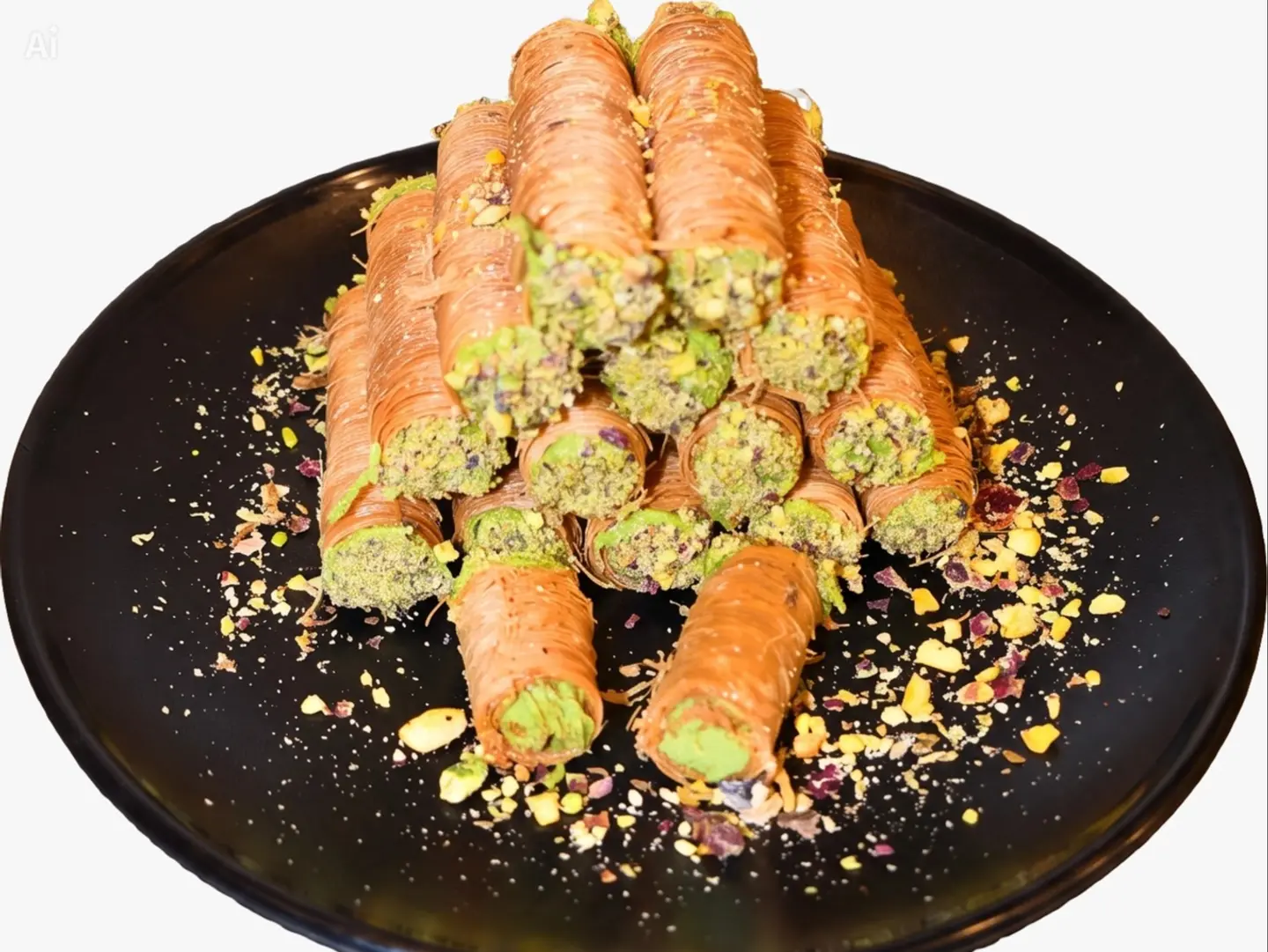 Turkish Pistachio Kunafa Fingers - 250 Grams