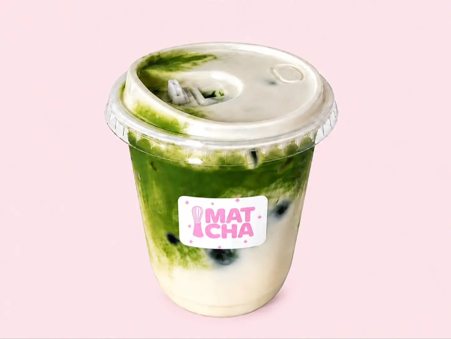 Strawberry Foam Matcha