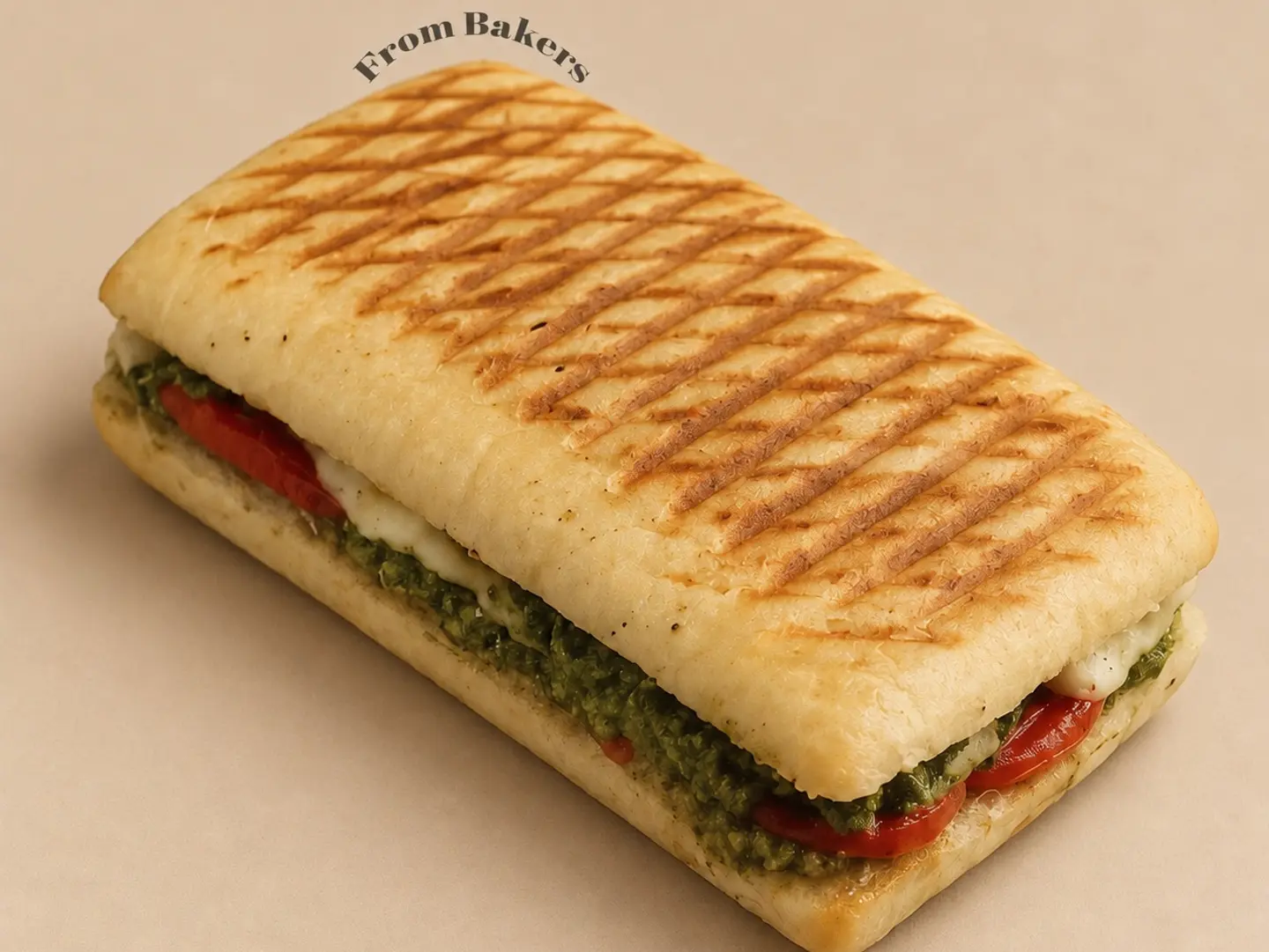 Halloumi And Pesto Sandwich