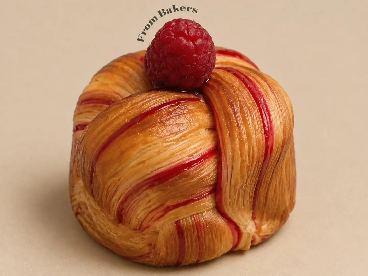 Danish Pastry With Berries And Pistachios