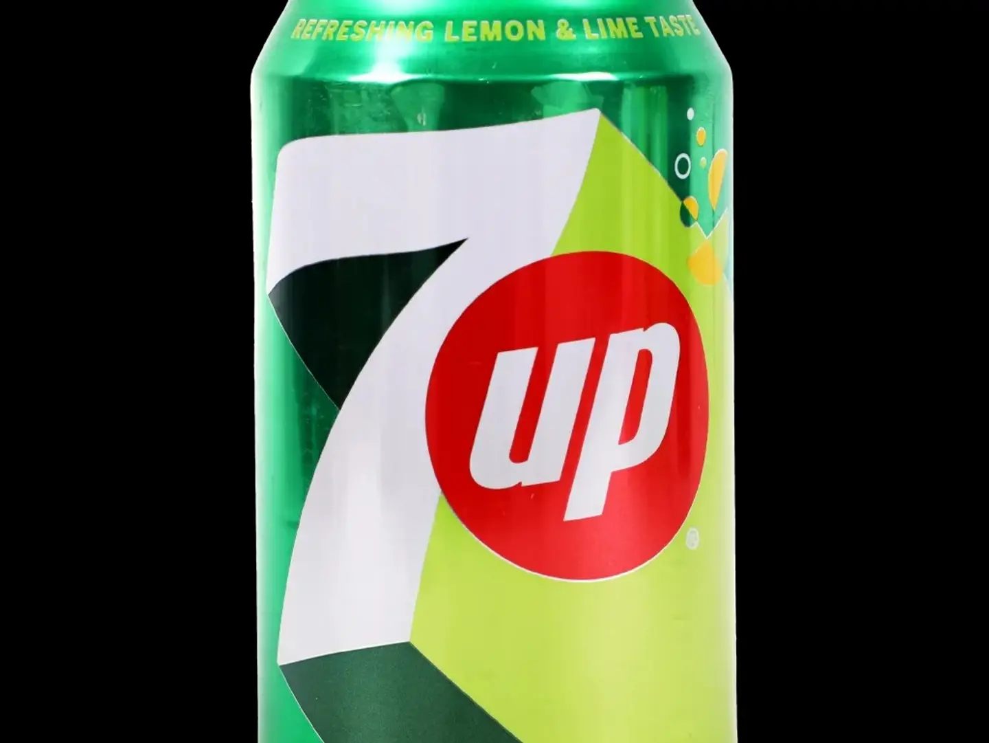 Cold Regular 7 Up Soft Drink