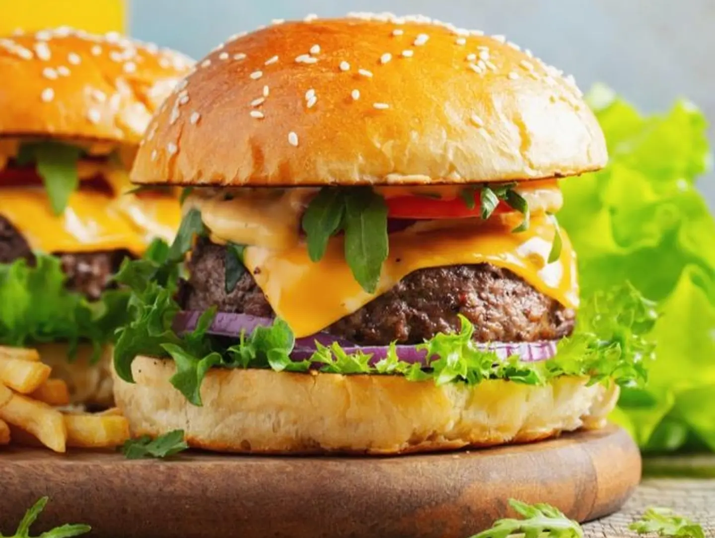 Griddle Grilled Beef Burger